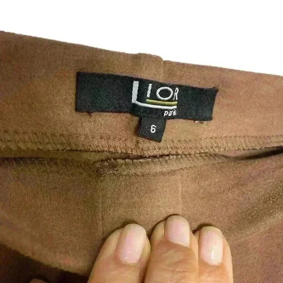 J Lor Paris Tan/Camel,pull-on,faux suede,comfy,easy care,business/casual size 6 - Picture 6 of 6